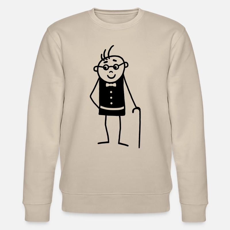 Rentner 02 - Stanley/Stella Unisex Bio-Sweatshirt CHANGER  - Beige