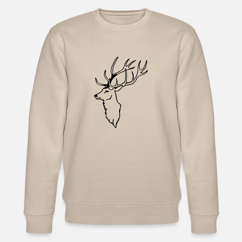 Cerf - Sweat bio CHANGER Stanley/Stella Unisexe - beige