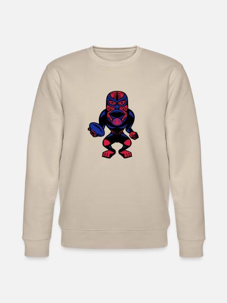 rugby mask - Stanley/Stella CHANGER Unisex Organic Sweatshirt - beige