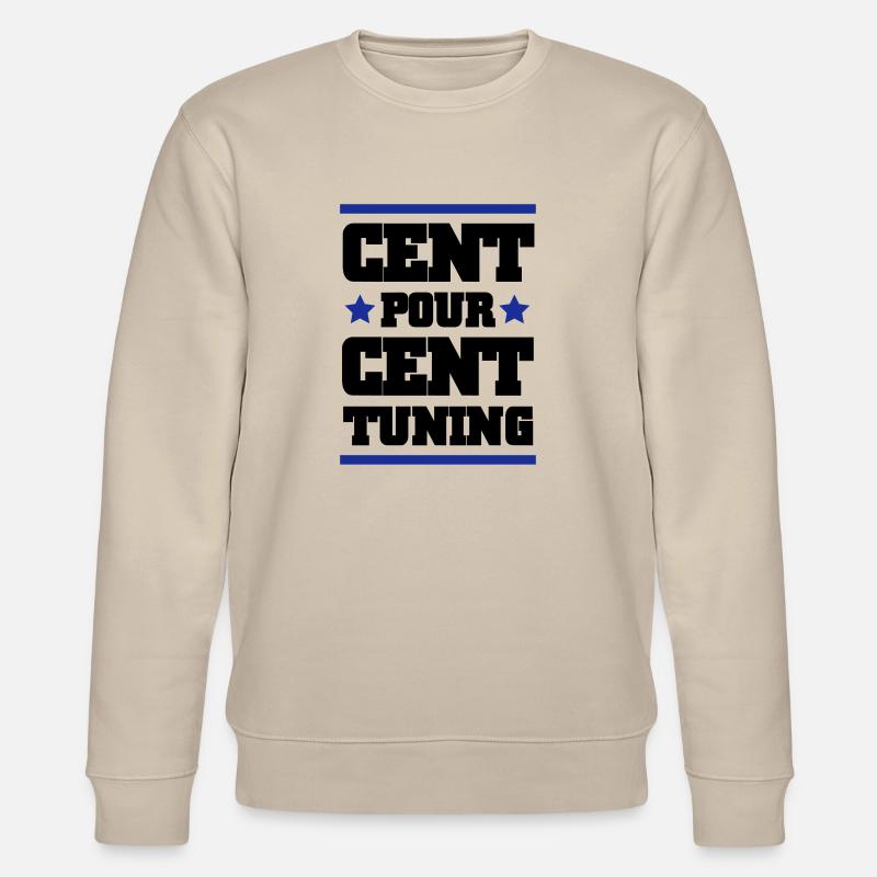 CENT POUR CENT TUNING - Sweat bio CHANGER Stanley/Stella Unisexe - beige