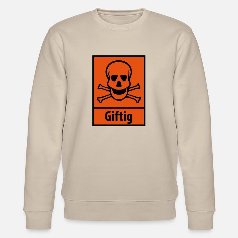 Giftig - Stanley/Stella Unisex Bio-Sweatshirt CHANGER  - Beige