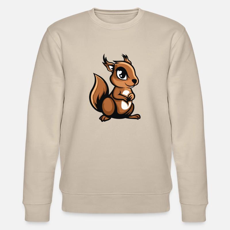 eichhörnchen - Stanley/Stella Unisex Bio-Sweatshirt CHANGER  - Beige