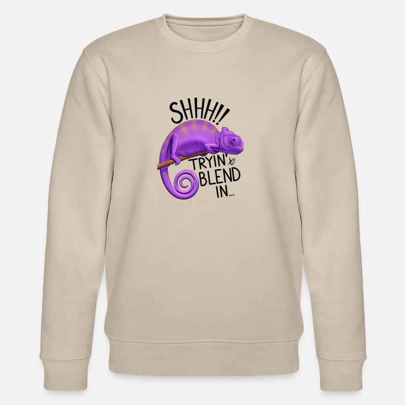 Chameleon essaie de s’intégrer - Sweat bio CHANGER Stanley/Stella Unisexe - beige
