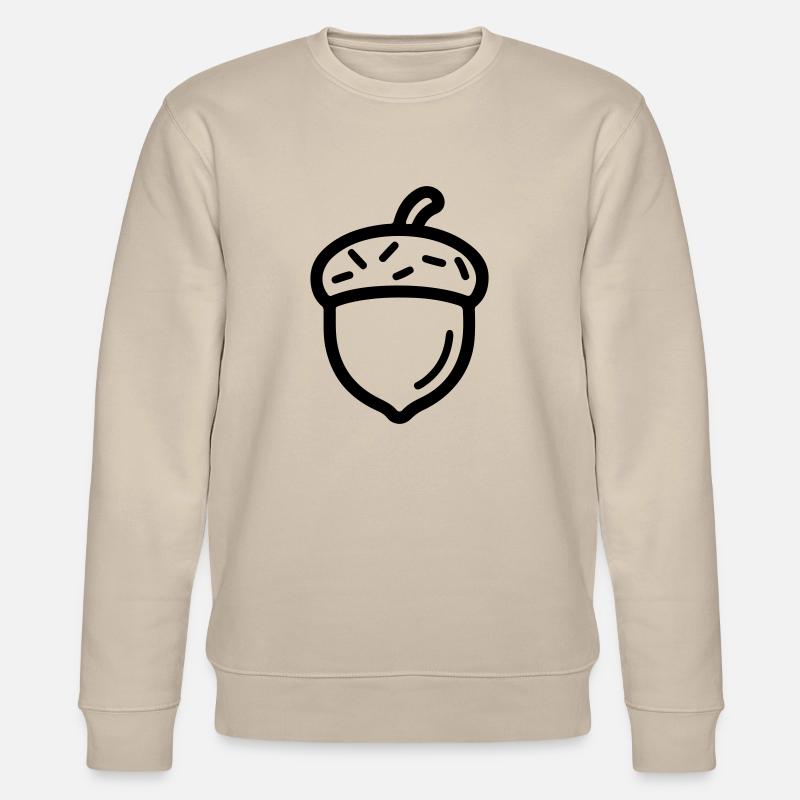 Eichel Herbst Symbol - Stanley/Stella Unisex Bio-Sweatshirt CHANGER  - Beige