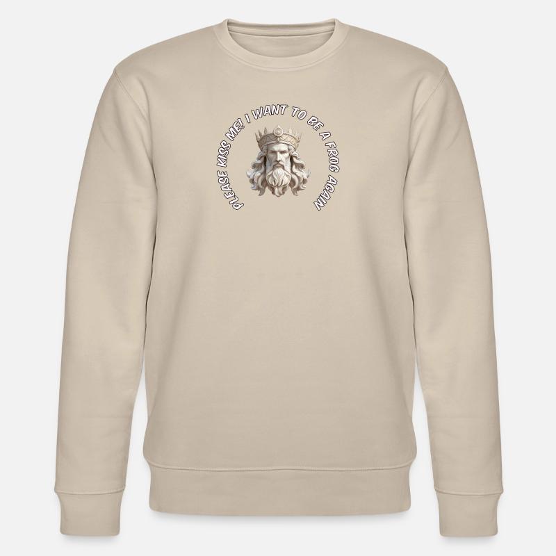 Prinz oder Frosch - Stanley/Stella Unisex Bio-Sweatshirt CHANGER  - Beige