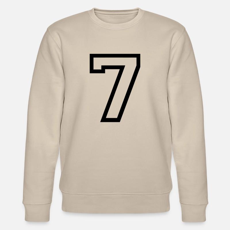 THE number seven, 7 years - Sweat bio CHANGER Stanley/Stella Unisexe - beige
