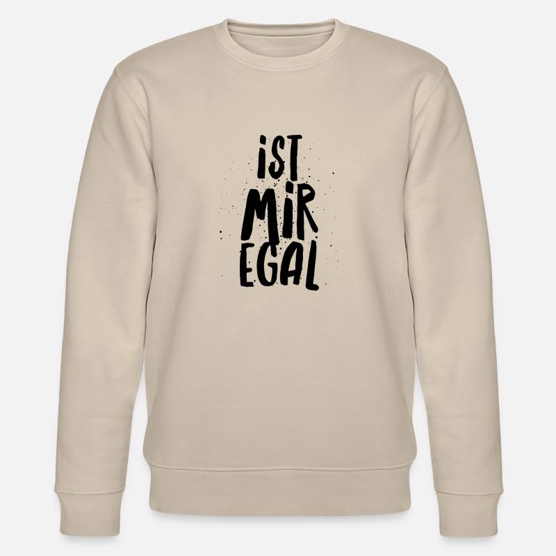 IST MIR EGAL - Stanley/Stella Unisex Bio-Sweatshirt CHANGER  - Beige