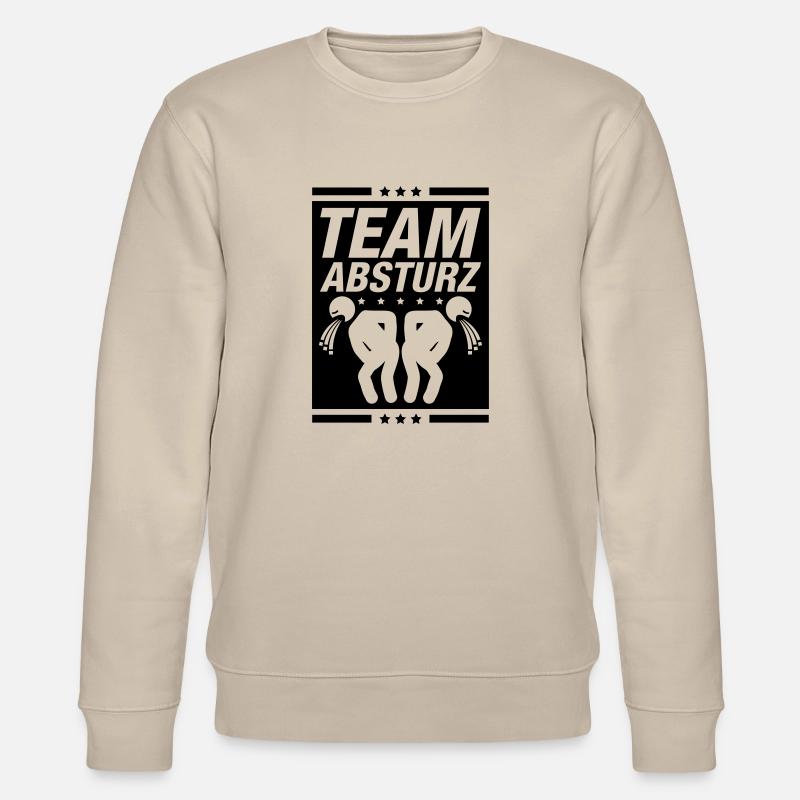 team_absturz_be1 - Stanley/Stella Unisex Bio-Sweatshirt CHANGER  - Beige