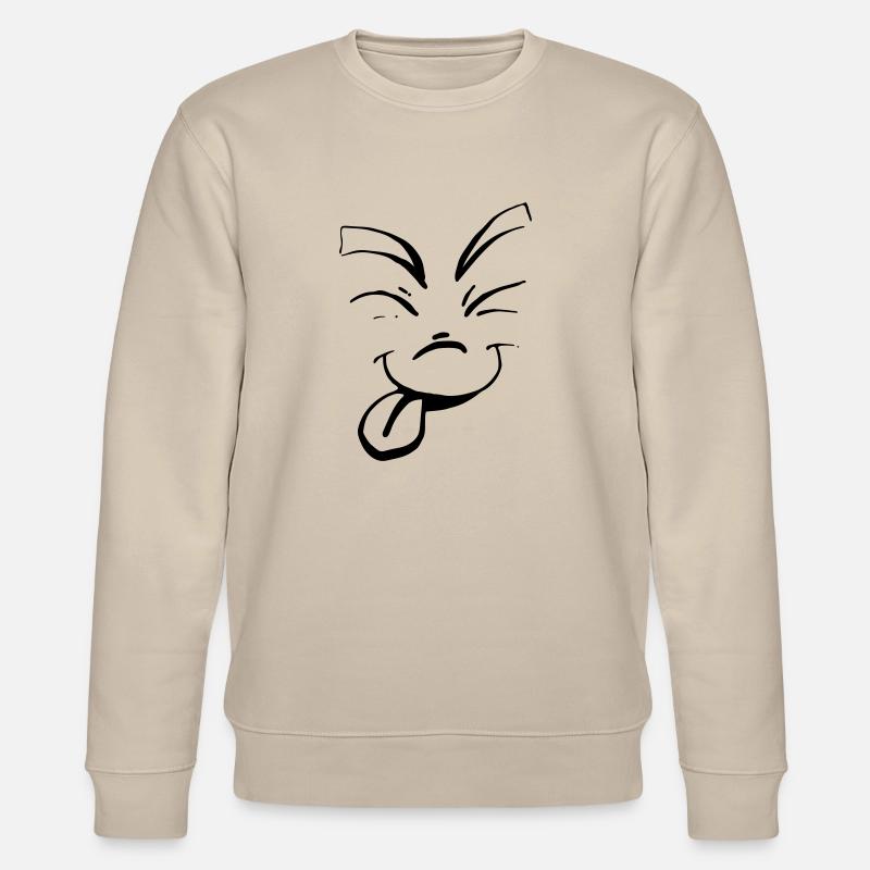 Spaß Emo - Stanley/Stella Unisex Bio-Sweatshirt CHANGER  - Beige