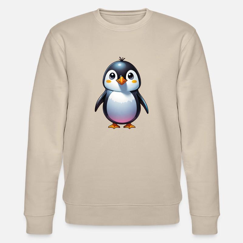 Pinguin - Stanley/Stella Unisex Bio-Sweatshirt CHANGER  - Beige