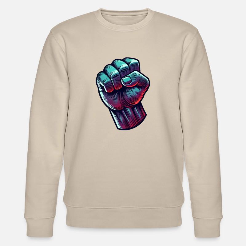 Faust Bande dessinée - Sweat bio CHANGER Stanley/Stella Unisexe - beige