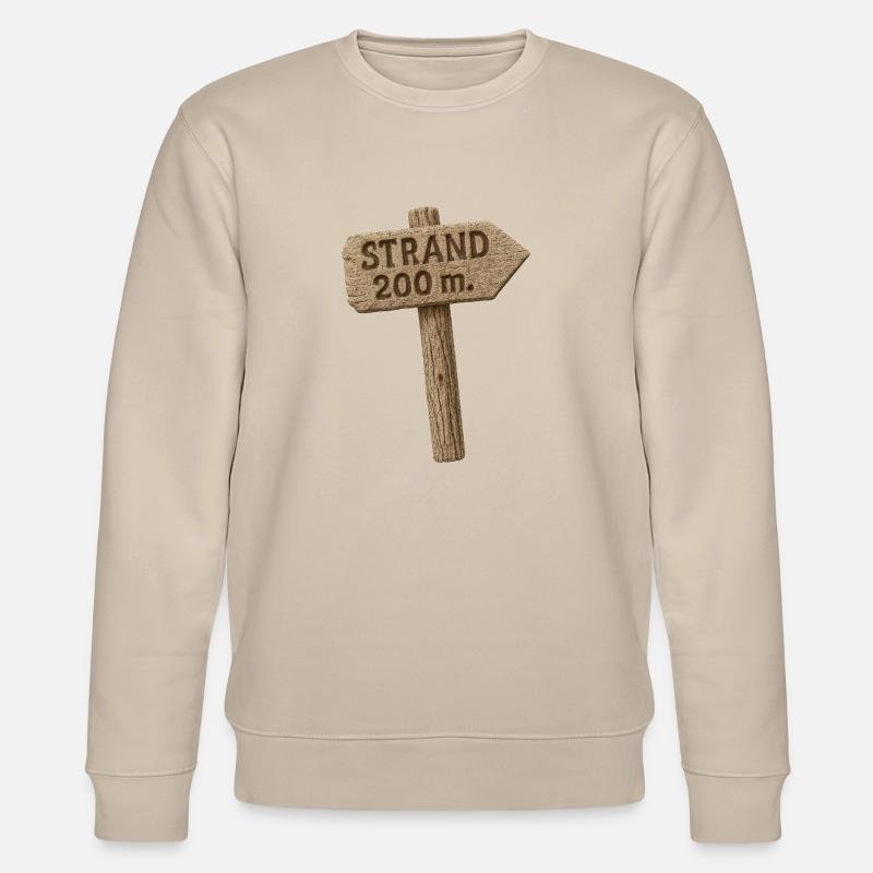 Strand 200m - Stanley/Stella Unisex Bio-Sweatshirt CHANGER  - Beige