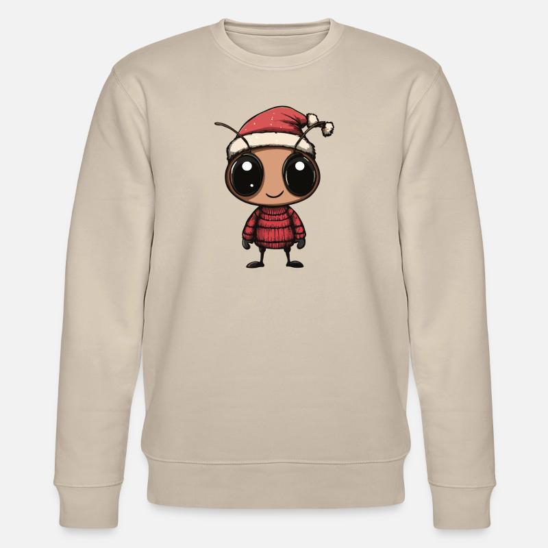 Bande dessinée de Noël Ant - Sweat bio CHANGER Stanley/Stella Unisexe - beige