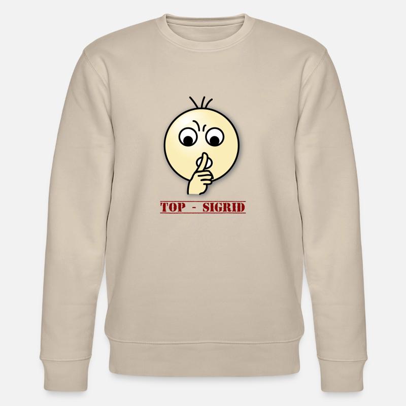 TOP Sigrid - Stanley/Stella Unisex Bio-Sweatshirt CHANGER  - Beige