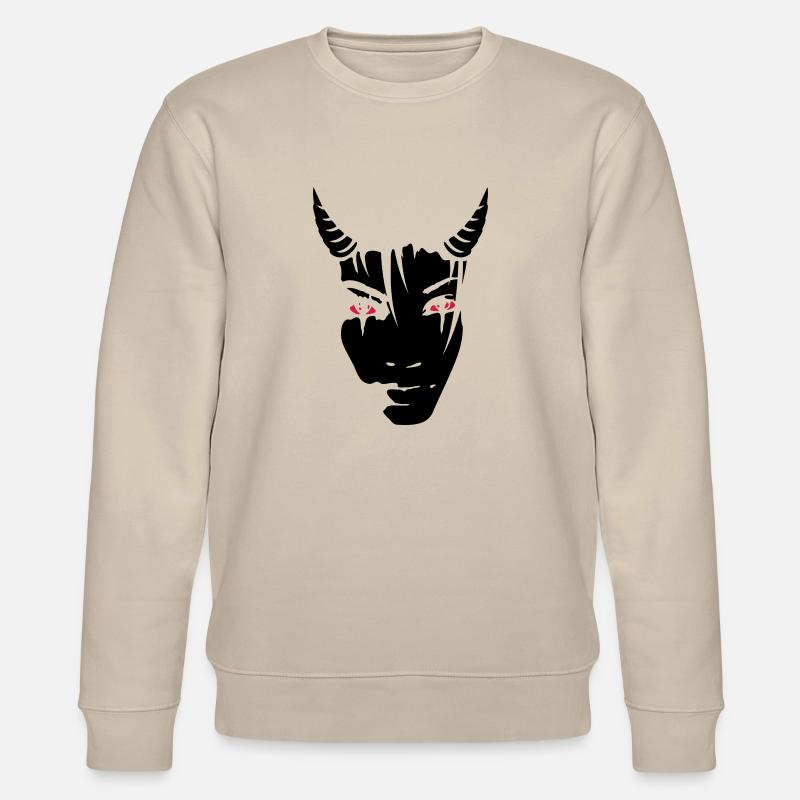 Devil girl - Stanley/Stella Unisex Bio-Sweatshirt CHANGER  - Beige