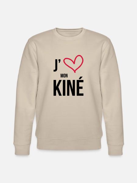 J'aime mon Kiné - Stanley/Stella CHANGER Unisex Organic Sweatshirt - beige