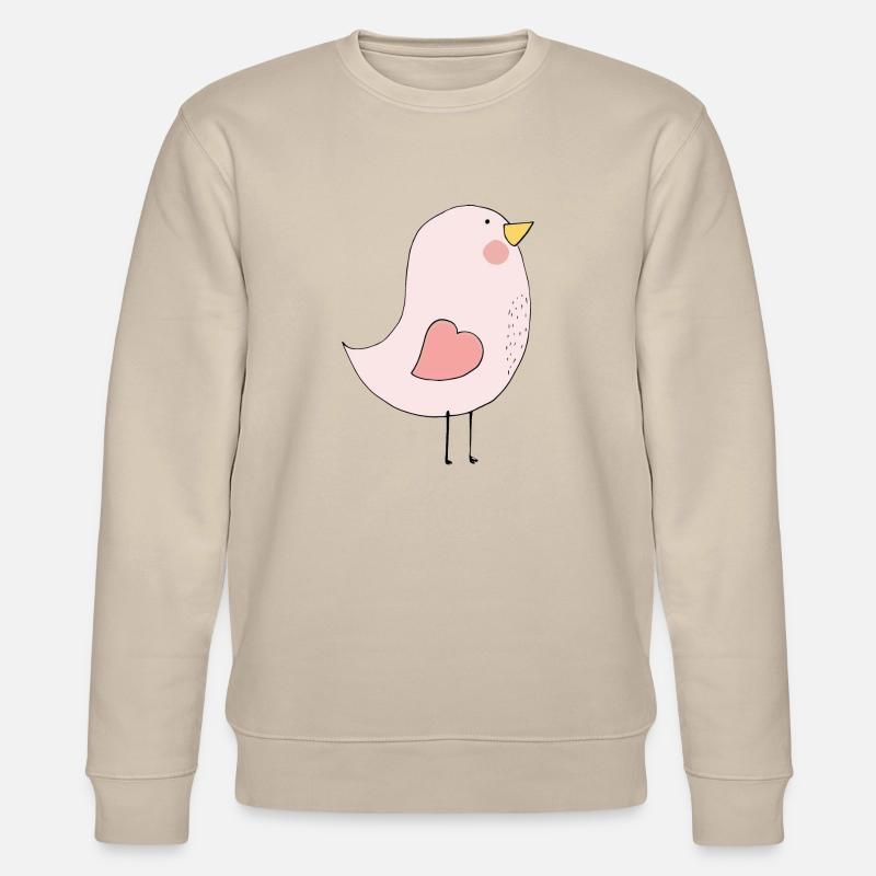 Vögelchen - Stanley/Stella Unisex Bio-Sweatshirt CHANGER  - Beige