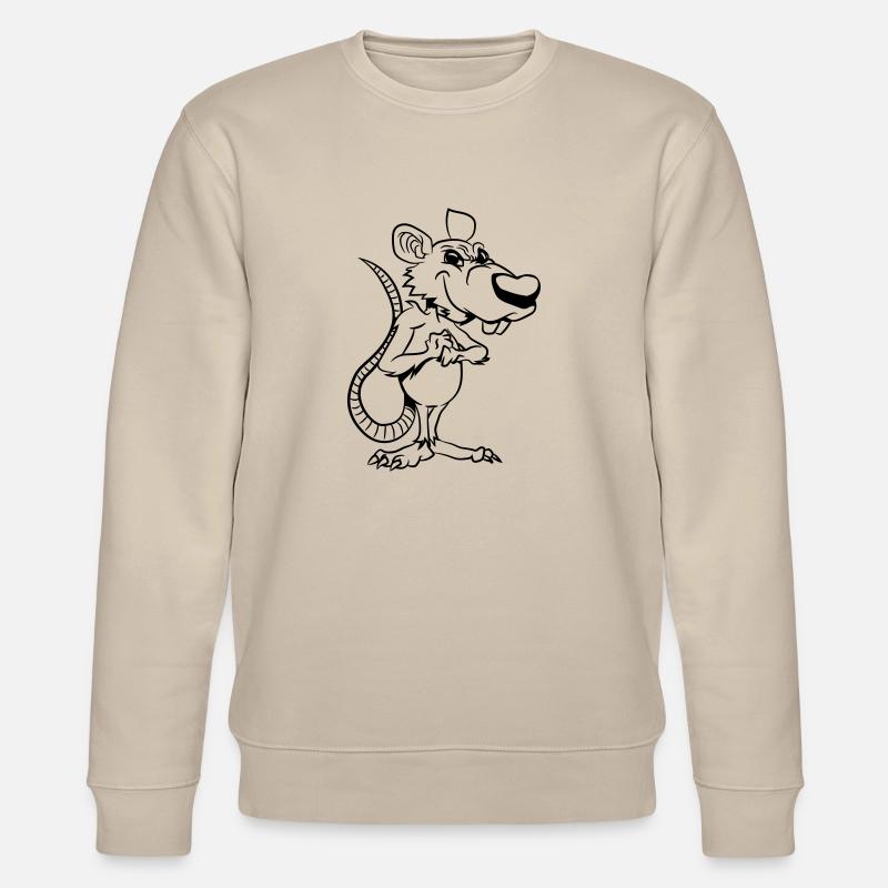 Rat méchant en commun - Sweat bio CHANGER Stanley/Stella Unisexe - beige