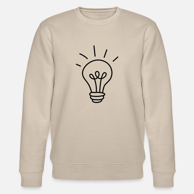 Gluehbirne - Stanley/Stella Unisex Bio-Sweatshirt CHANGER  - Beige