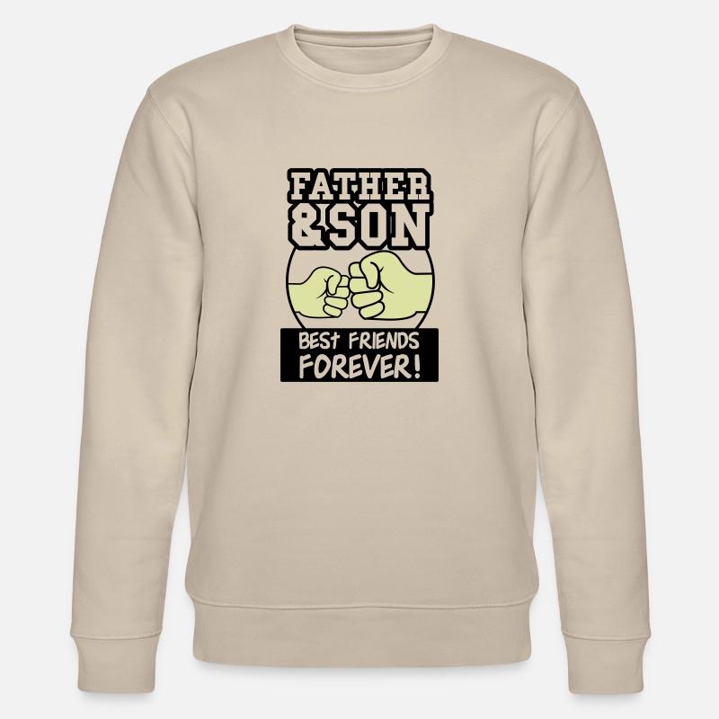 father and son 002 - Stanley/Stella Unisex Bio-Sweatshirt CHANGER  - Beige
