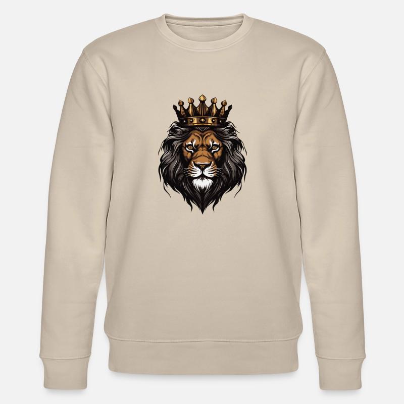 Couronne de lion - Sweat bio CHANGER Stanley/Stella Unisexe - beige