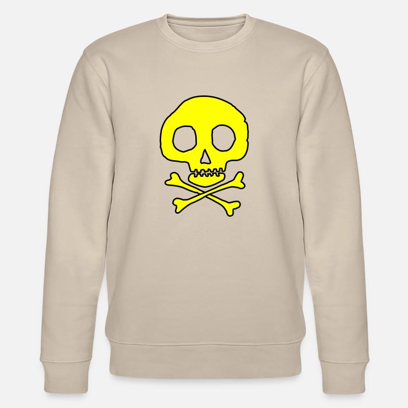 Schädel & Knochen - Stanley/Stella Unisex Bio-Sweatshirt CHANGER  - Beige