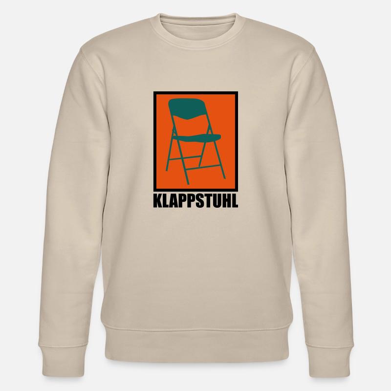 Klappstuhl - Stanley/Stella Unisex Bio-Sweatshirt CHANGER  - Beige