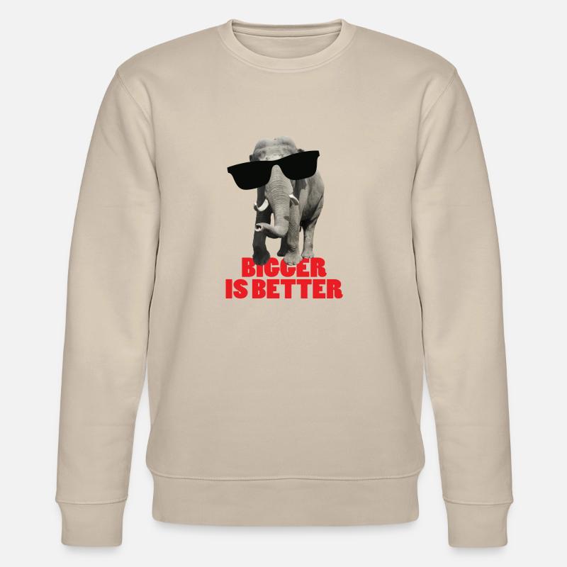 bigger_is_better - Sweat bio CHANGER Stanley/Stella Unisexe - beige