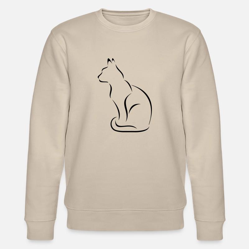 katze - Stanley/Stella Unisex Bio-Sweatshirt CHANGER  - Beige