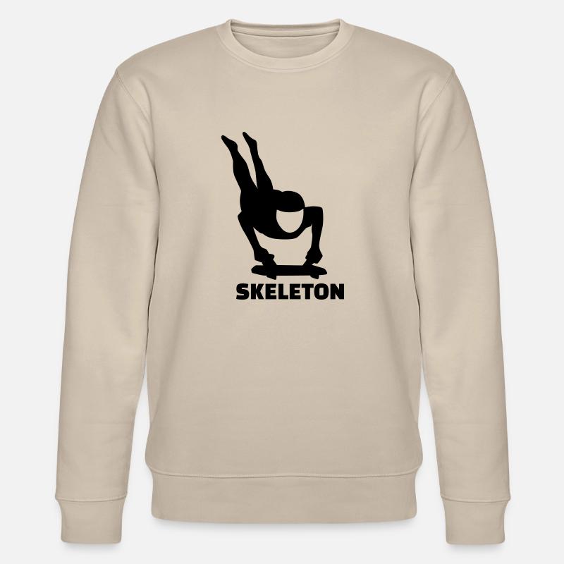 Skeleton - Sweat bio CHANGER Stanley/Stella Unisexe - beige