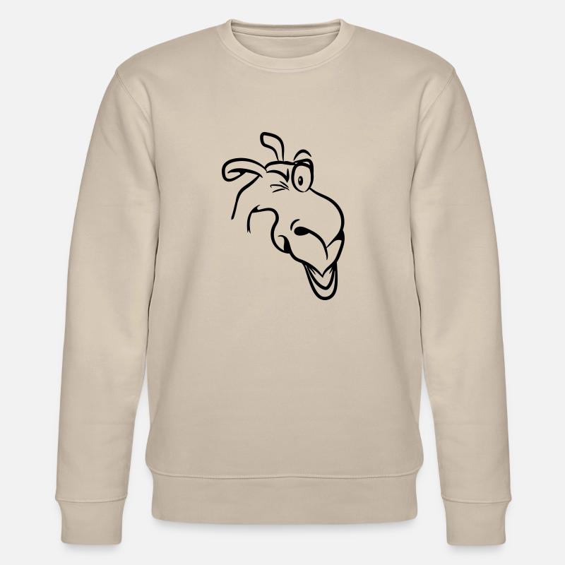 Kamel witzig - Stanley/Stella Unisex Bio-Sweatshirt CHANGER  - Beige