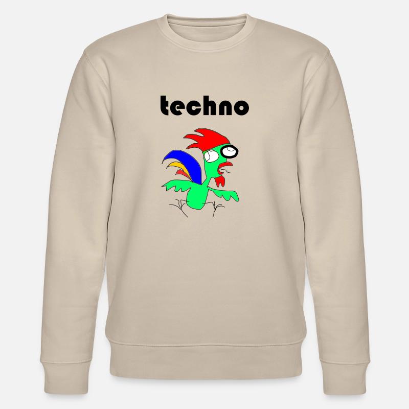techno henne - Stanley/Stella Unisex Bio-Sweatshirt CHANGER  - Beige