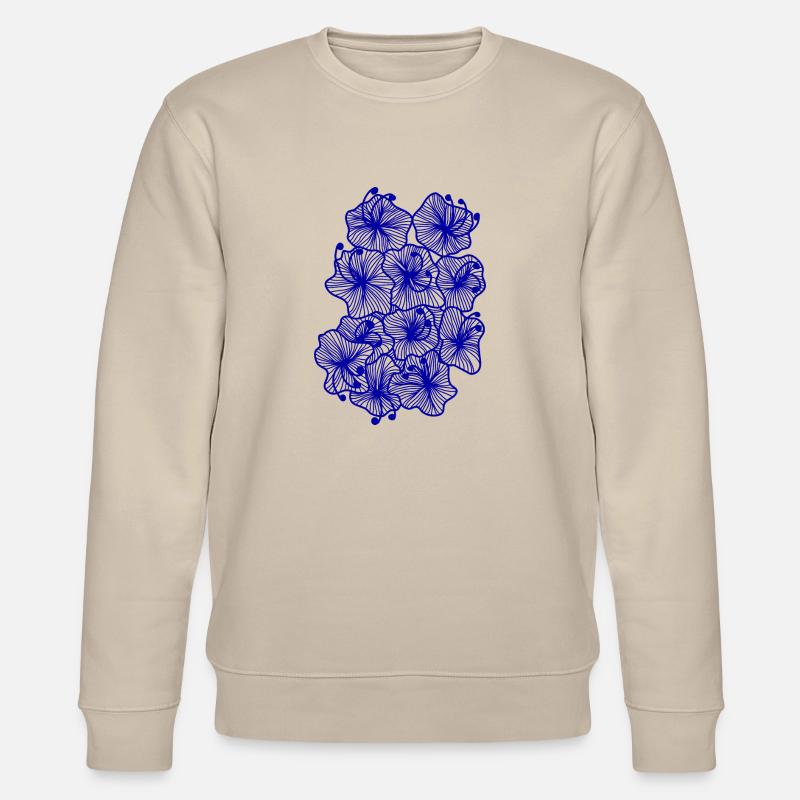 Blumen - Stanley/Stella Unisex Bio-Sweatshirt CHANGER  - Beige