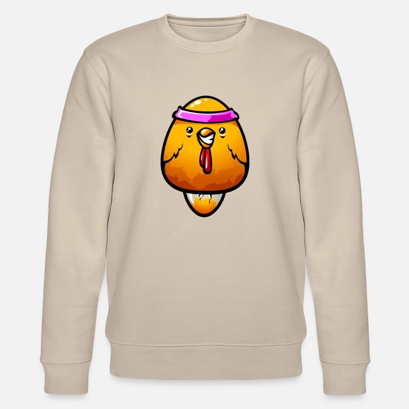Samurai-Küken - Stanley/Stella Unisex Bio-Sweatshirt CHANGER  - Beige