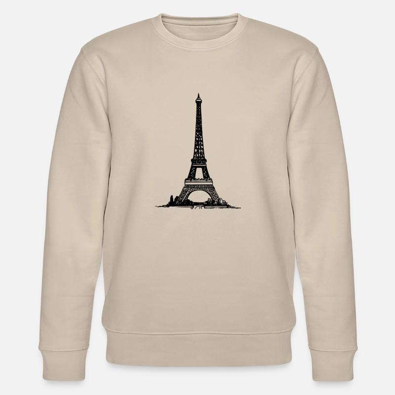 eiffelturm - Stanley/Stella Unisex Bio-Sweatshirt CHANGER  - Beige