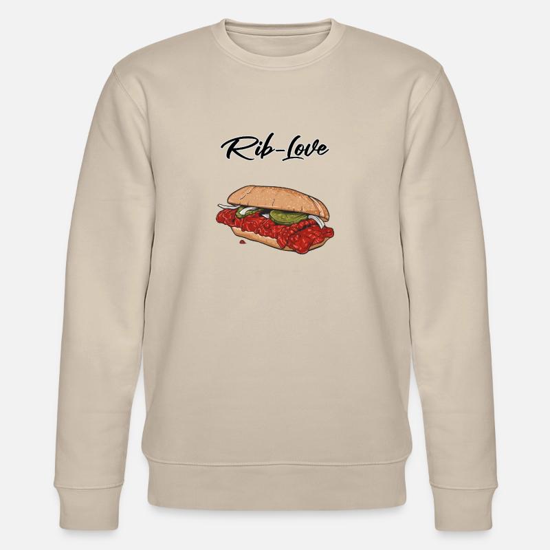 BBQ // Illustration - Stanley/Stella Unisex Bio-Sweatshirt CHANGER  - Beige