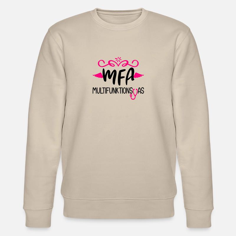Arzthelferin Multifunktions As MFA - Stanley/Stella Unisex Bio-Sweatshirt CHANGER  - Beige