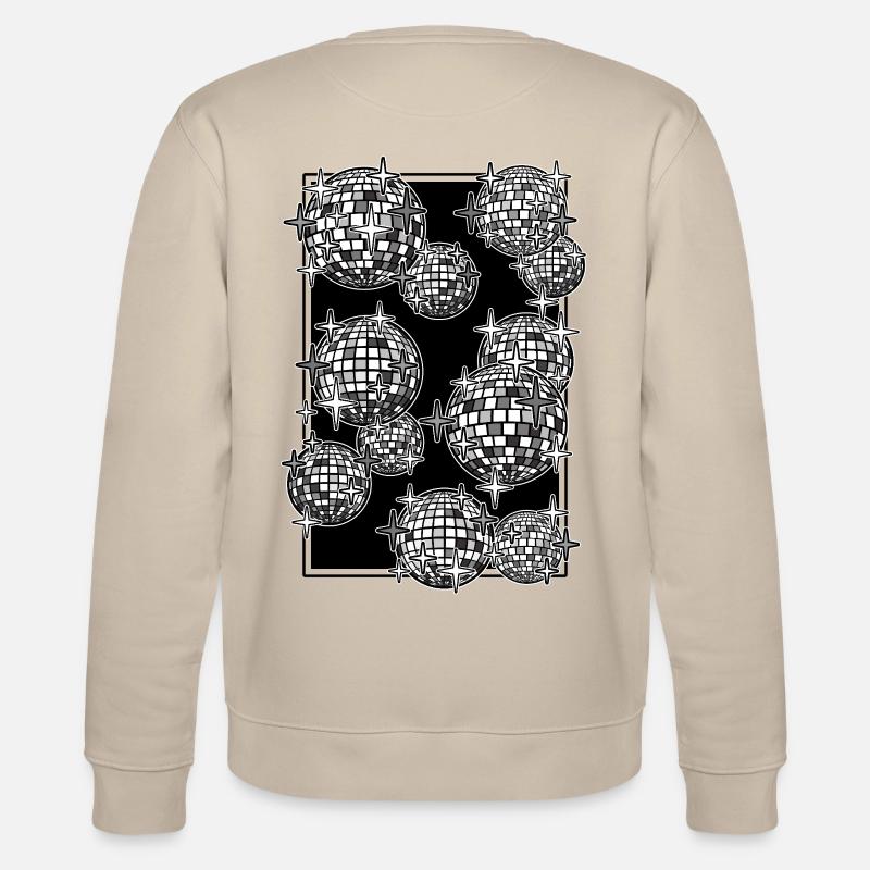 Spiegelkugeln mit Hintergrund - Stanley/Stella Unisex Bio-Sweatshirt CHANGER  - Beige