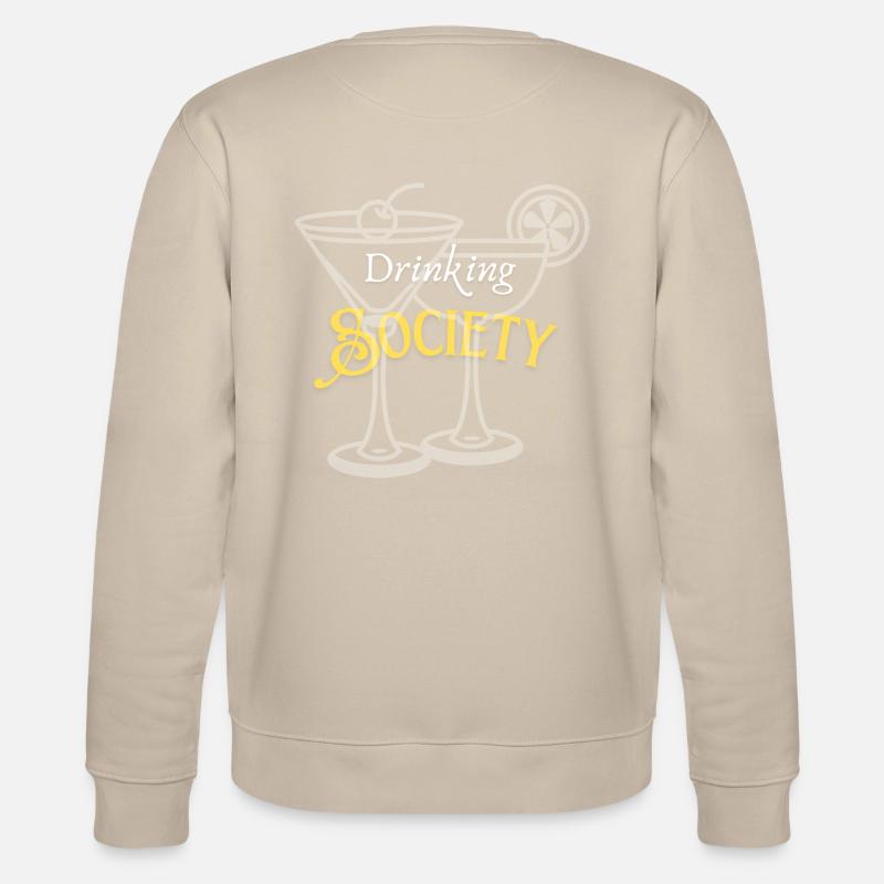 Drinking Society - Stanley/Stella Unisex Bio-Sweatshirt CHANGER  - Beige