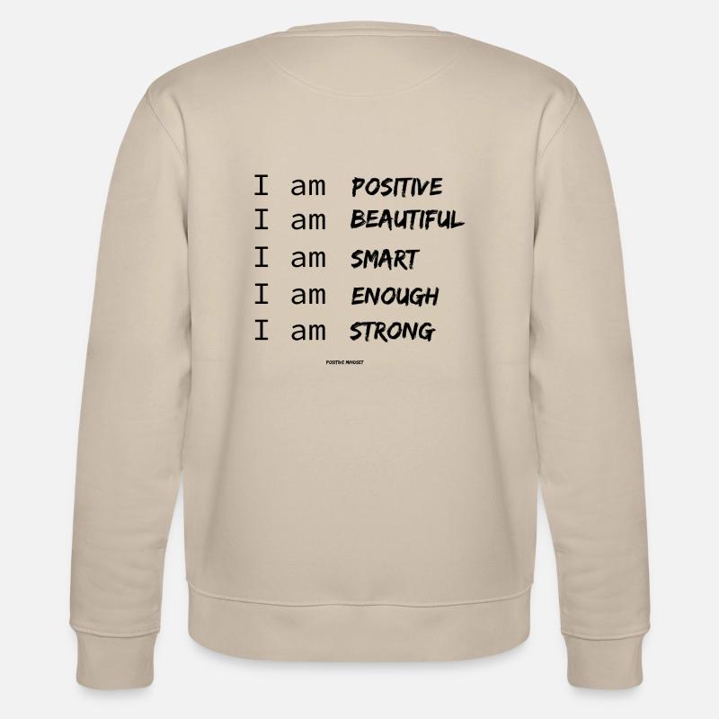 Positives Mindset - Stanley/Stella Unisex Bio-Sweatshirt CHANGER  - Beige