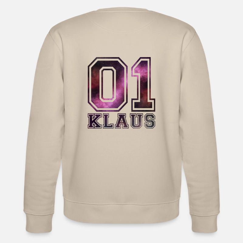 Klaus Name - Stanley/Stella Unisex Bio-Sweatshirt CHANGER  - Beige