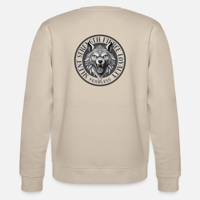 Silent Strength - Stanley/Stella Unisex Bio-Sweatshirt CHANGER  - Beige