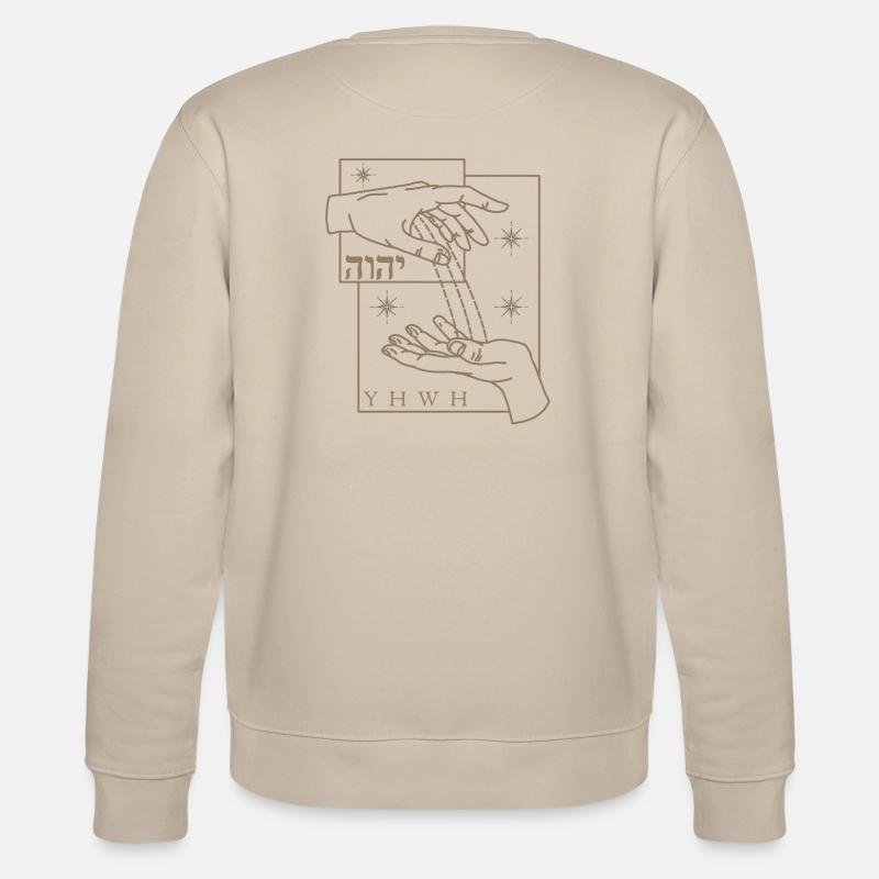 blessings from above - Stanley/Stella Unisex Bio-Sweatshirt CHANGER - Beige