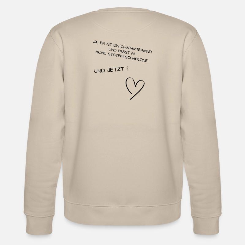 Sohn_Charakterkind - Stanley/Stella Unisex Bio-Sweatshirt CHANGER  - Beige