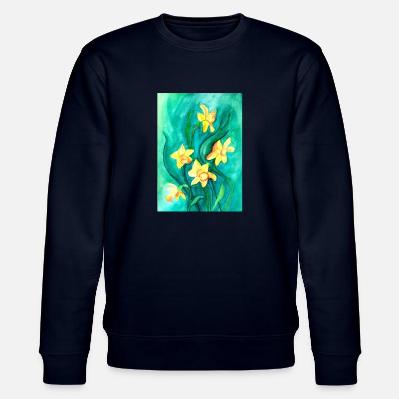 Jonquilles - Sweat bio CHANGER Stanley/Stella Unisexe - marine