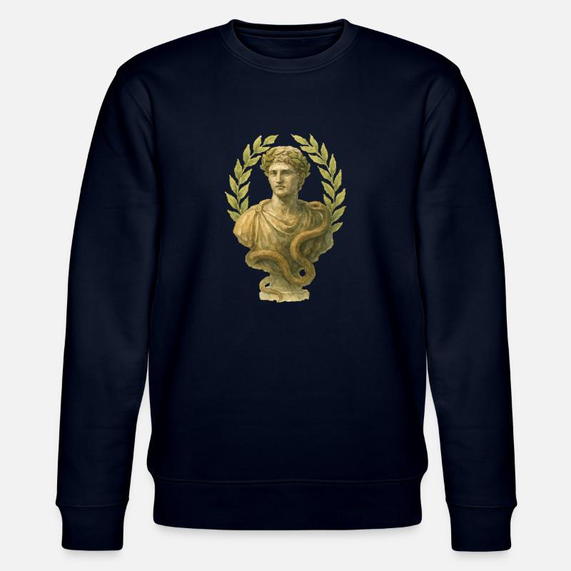 statue rom aquarell - Stanley/Stella Unisex Bio-Sweatshirt CHANGER  - Navy
