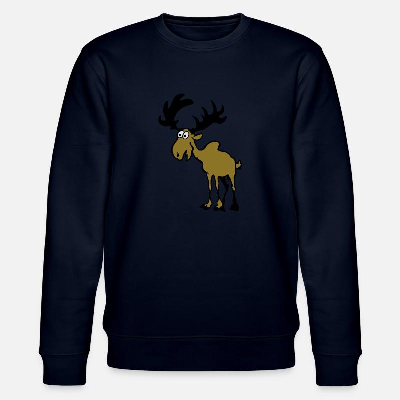 Elch - Stanley/Stella Unisex Bio-Sweatshirt CHANGER  - Navy