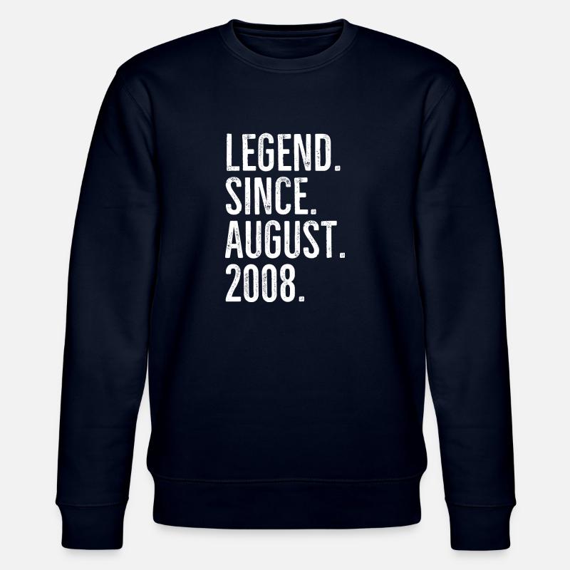 Legende seit August 2008 - Stanley/Stella Unisex Bio-Sweatshirt CHANGER  - Navy