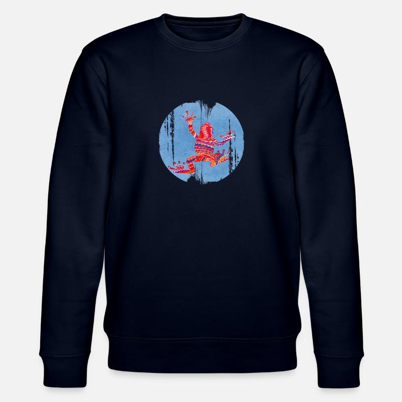 frosch 110 a - Stanley/Stella Unisex Bio-Sweatshirt CHANGER  - Navy