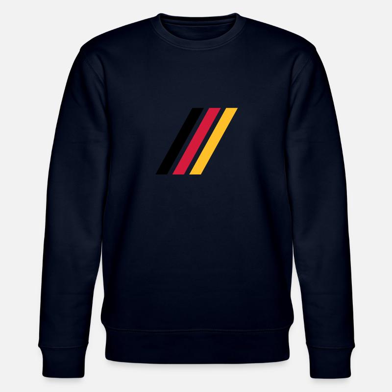 Drapeau de bande allemand - Sweat bio CHANGER Stanley/Stella Unisexe - marine